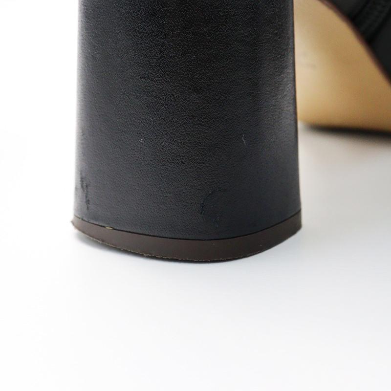 DIANA 定価2.5万 ダイアナ U66248 レザーショートブーツ 22cm/ブラック