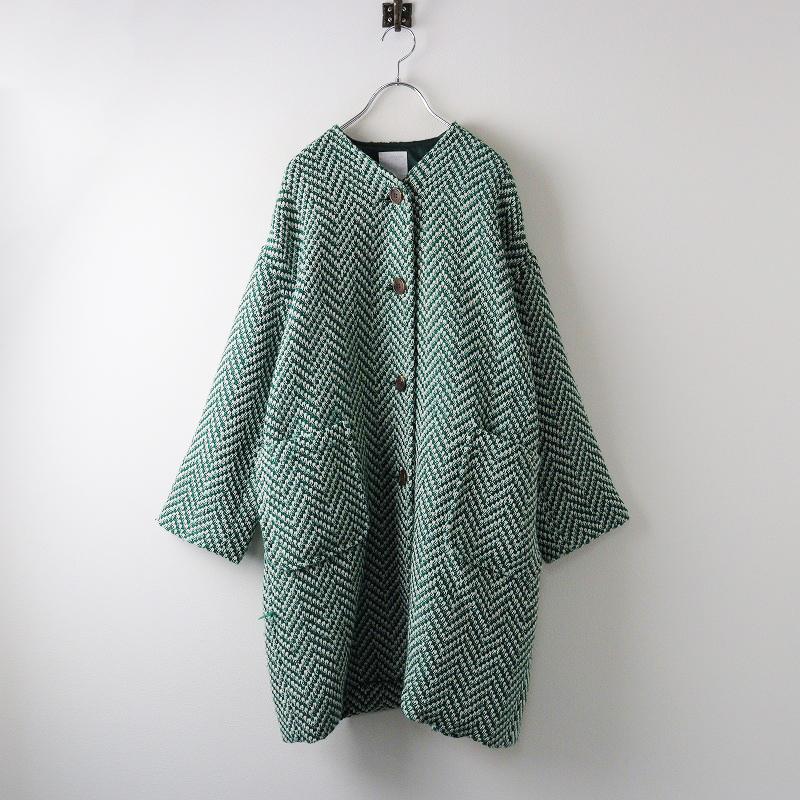 2022AW マーブルシュッド marble SUD KNIT JQ Coat ニット ジャガード 