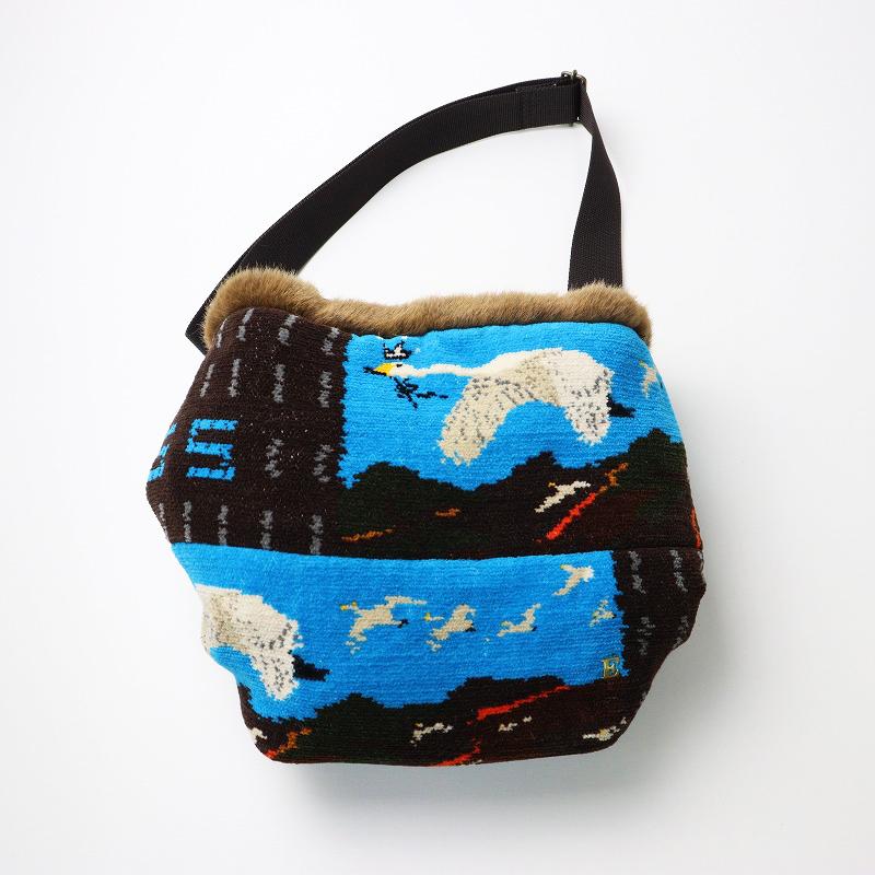 美品 定価74800円 2024AW エバゴス ebagos BIRD JOURNEY シェニール