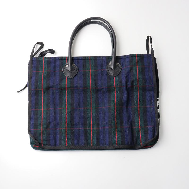 キャピタル KAPITAL カントリーチェックリネンジャケット 美品 キャピタル kapita 帆布 タータンチェック MILK BAG