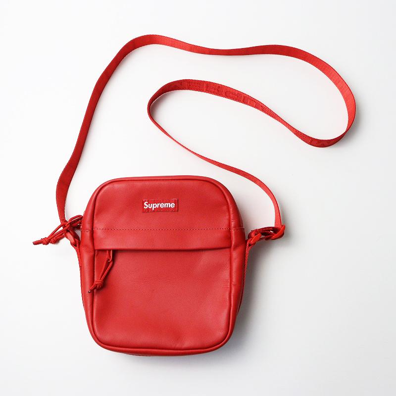 Supreme 2023FW シュプリーム Leather Shoulder Bag レザーショルダー 