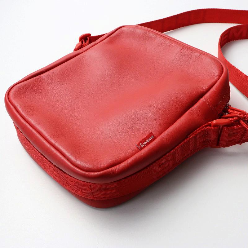 Supreme 2023FW シュプリーム Leather Shoulder Bag レザーショルダー 