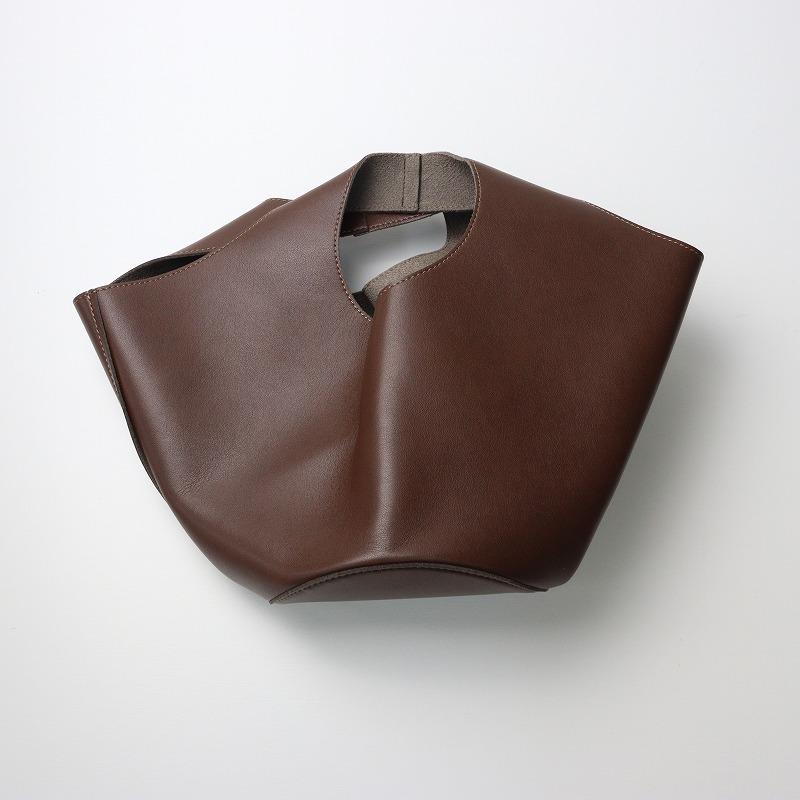 極美品 スキュー SCUE HOLIDAY BASKET TOTE バッグ/ブラウン フェイク 