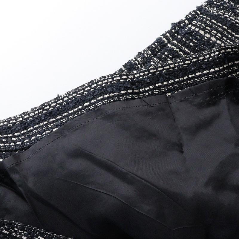 美品 定価25300円 エムズグレイシー 裾リボン付きパンツ ブラック 25年