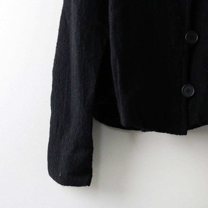 美品センソユニコ芽風 ノーカラー 半袖ジャケット