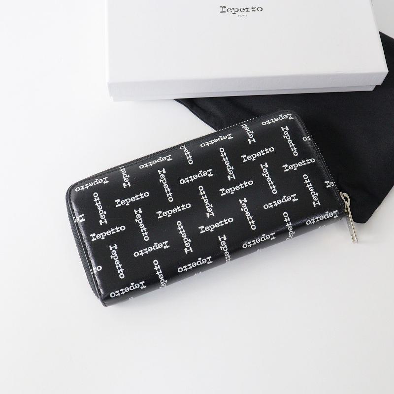 レペット　長財布　美品 ブラック repetto（レペット） 【セール】定価4.7万 repetto PORTEFEUILLE ZIPPE