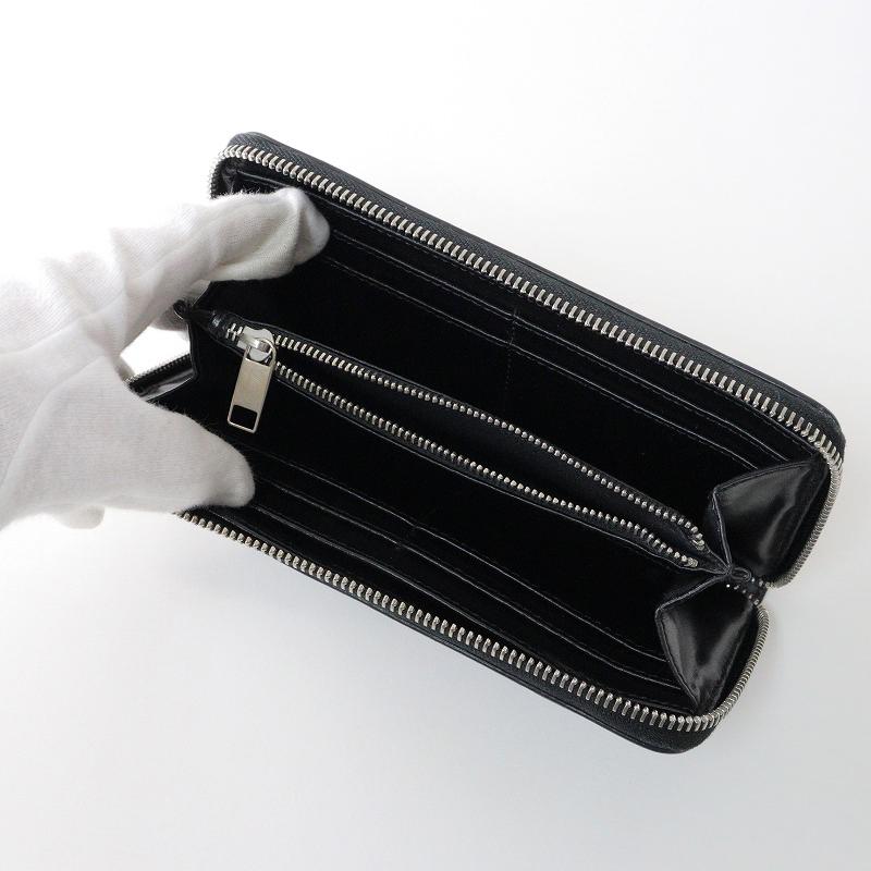 定価4.7万 レペット repetto PORTEFEUILLE ZIPPE カーフスキン ロゴ ロングウォレット/■ブラック ノアール 長財布【2400014330168】 repetto（レペット） 定価4.7万 repetto PORTEFEUILLE ZIPPE カーフ