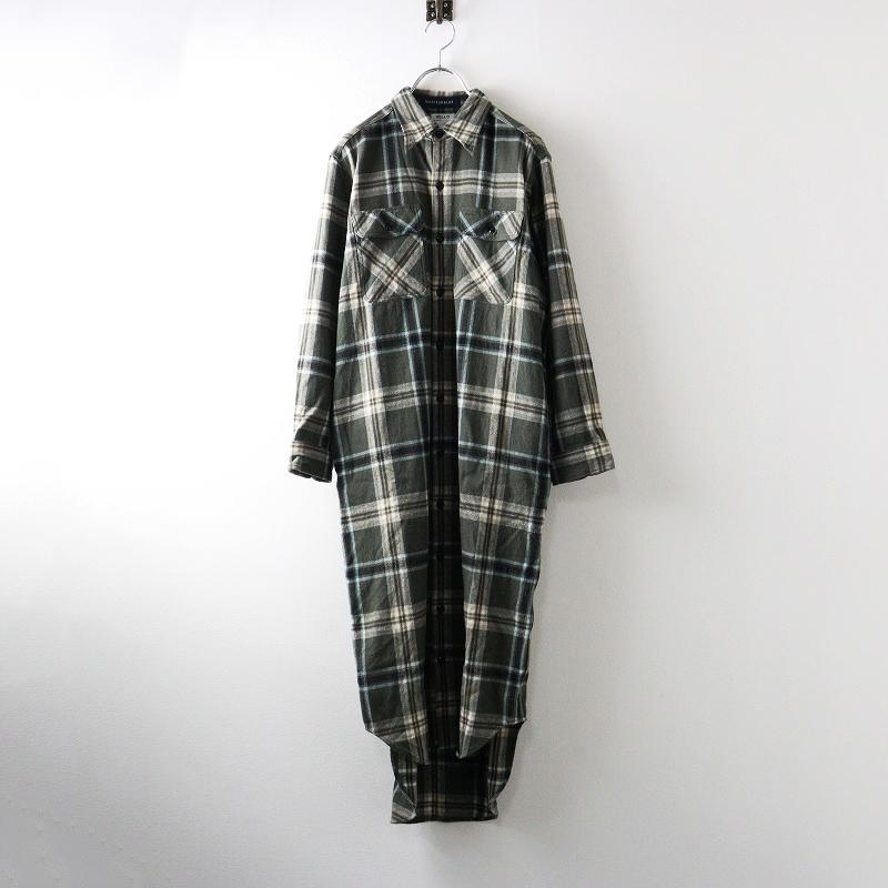 マディソンブルー MADISONBLUE HAMPTON OP WOOL CHECK シャツ 
