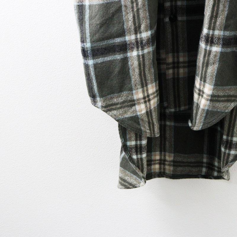 マディソンブルー MADISONBLUE HAMPTON OP WOOL CHECK シャツ 