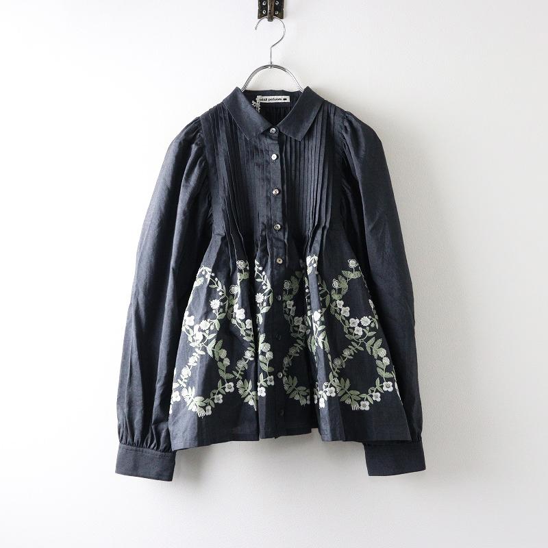 mina perhonen 未使用 2024SS ミナペルホネン flower crown ピンタック 