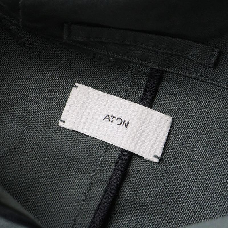 美品 エイトン ATON COTTON NYLON OXFORD HOODED COAT 2 美品 エイトン ATON COTTON NYLON OXFORD HOODED COAT 2