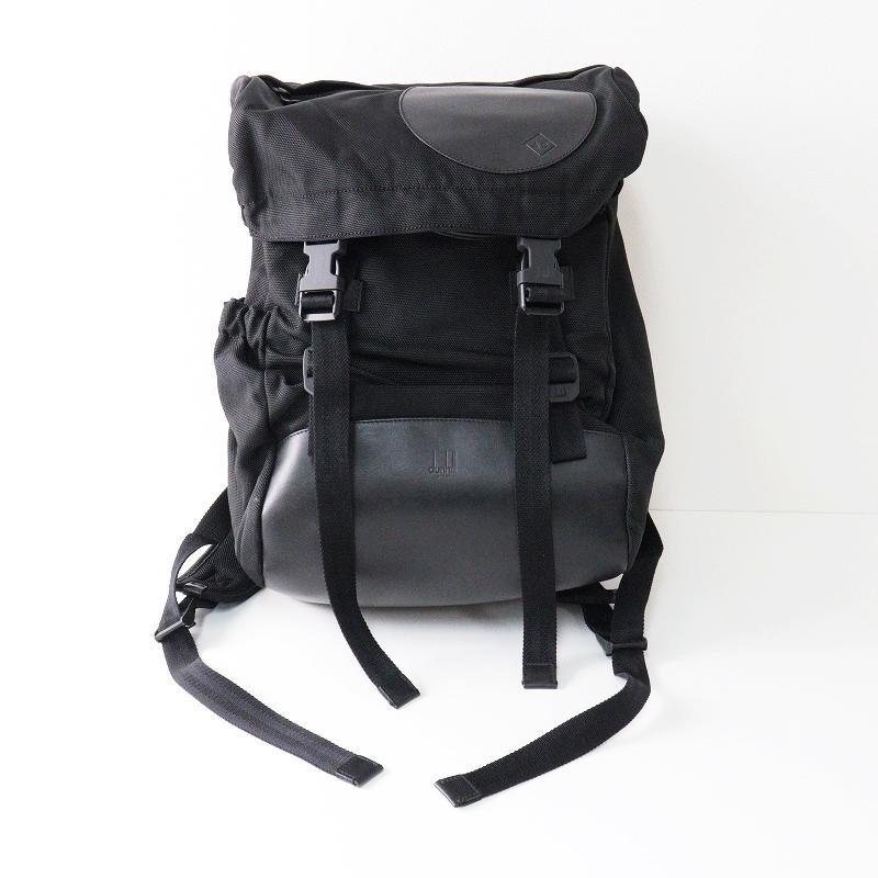 【中古】ダンヒル dunhill RADIALL ラディアル MK2 2WAY トート バックパック リュック 幾何学模様 ハトメ ブルー イタリア製 メンズ dunhill（ダンヒル） 人気アイテム 大容量 定価156200円 ラディアル