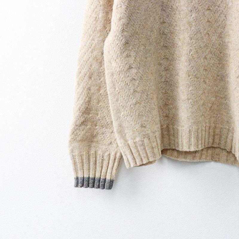 パラスパレス トオカ Pal&#39;las Palace 十日 ウールタートルネックニット/ベージュ セーター プルオーバー 長袖【2400014354935】 Pal'las Palace パラスパレス トオカ 十日 ウールタートルネック