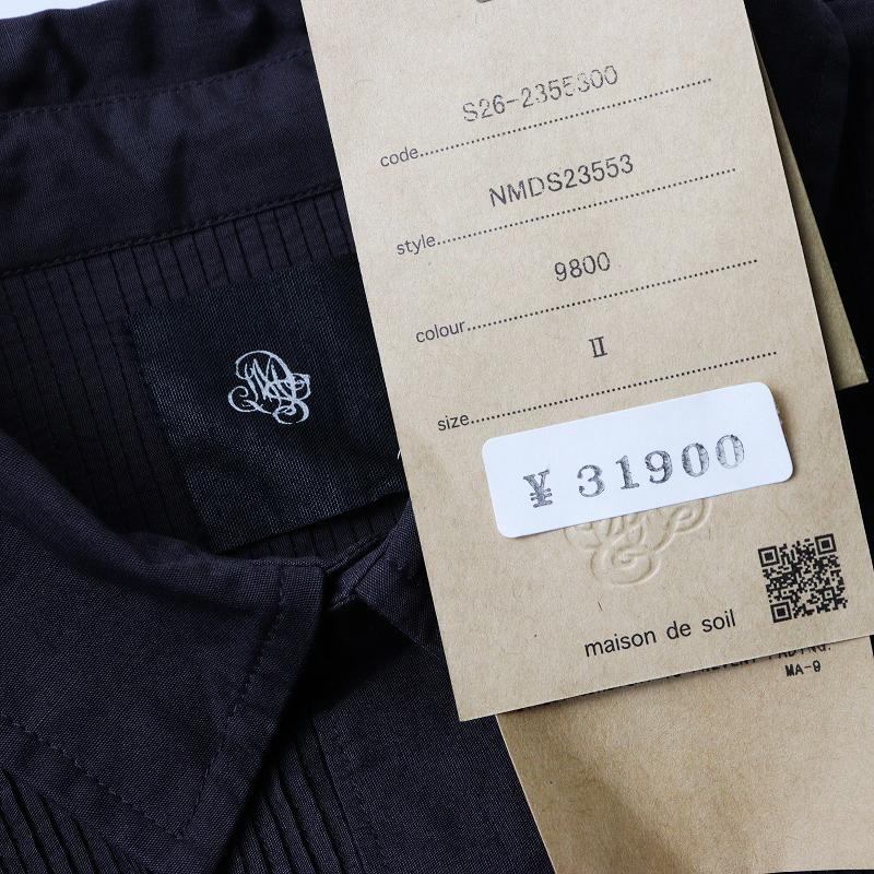 2023AW メゾンドソイル maison de soil 40'S ORGANIC POPLIN 2023AW メゾンドソイル maison de soil 40'S ORGANIC POPLIN