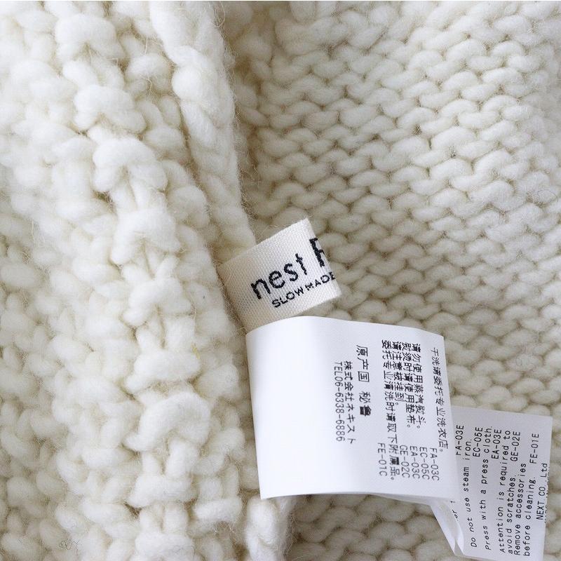 美品 定価3.8万 2024AW ネストローブ nest Robe ペルーボッブル 美品 定価3.8万 2024AW ネストローブ nest Robe ペルーボッブル
