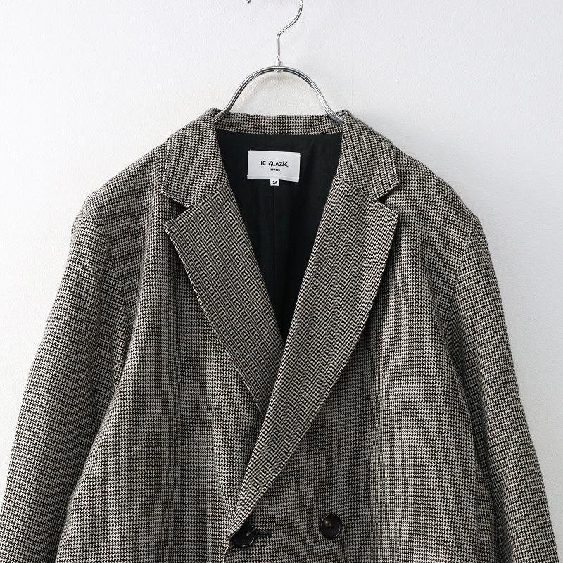 LE GLAZIK 美品 ルグラジック JL-8930 NWL ウールリネンツイル  