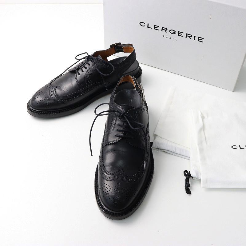 サマーセール】極美品 クレジュリー CLERGERIE GENIUS ウイングチップ 