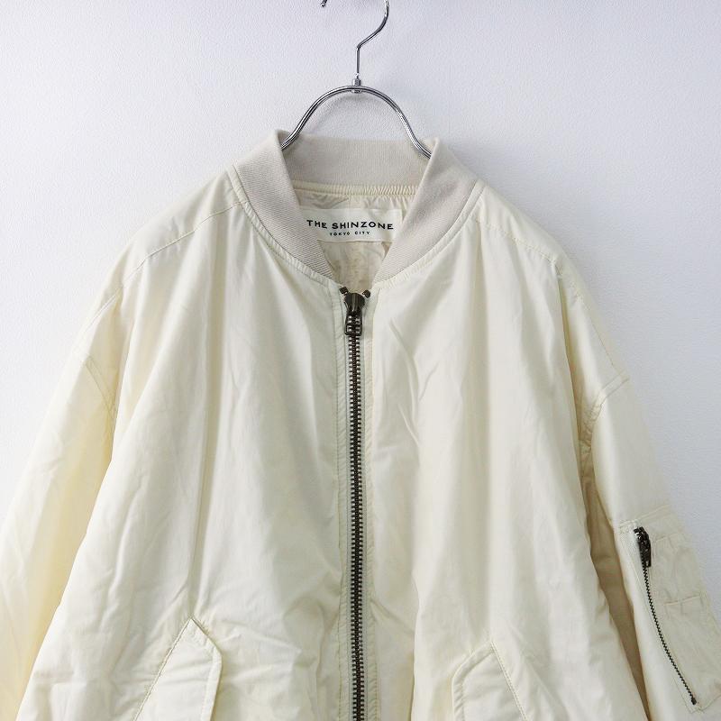 The Shinzone フレア フライトジャケット ブラック　大人ミューズ サマーセール】未使用 定価6.9万 ザシンゾーン THE SHINZONE 22SMSJK01