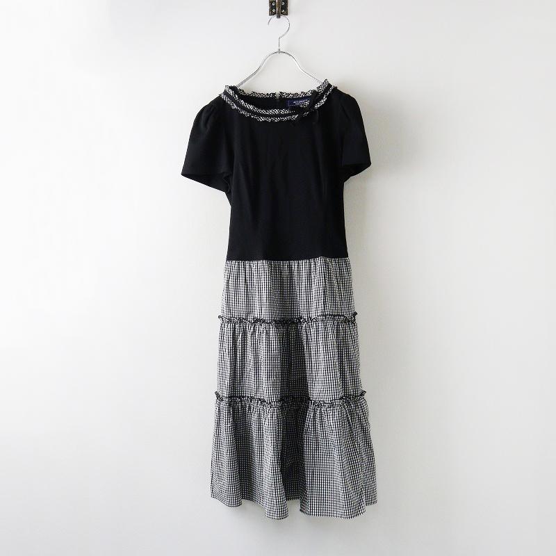 M’S GRACY エムズグレーシー 切り替え半袖ワンピース M'S GRACY エムズグレーシー 切り替え半袖ワンピース