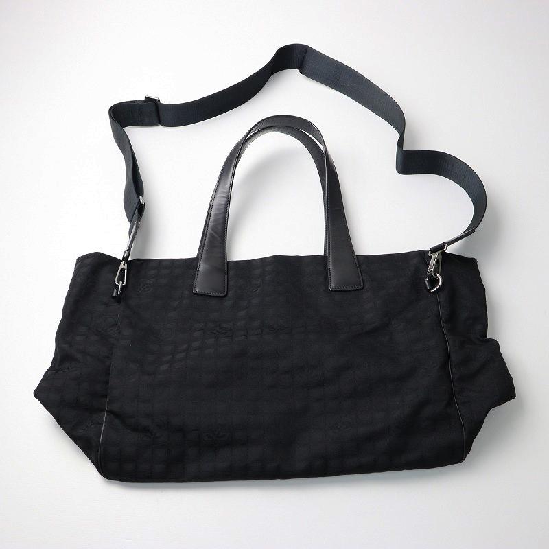 CHANEL シャネル A26156 ニュートラベルライン トートバッグ/ブラック  