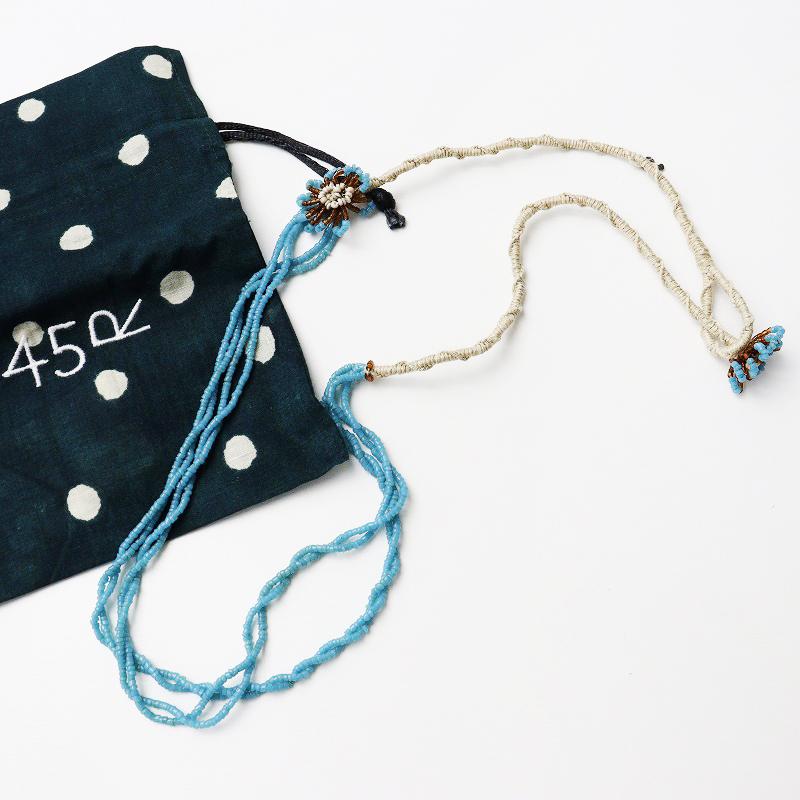 45R/45rpmフォーティファイブ・アールアンティークビーズネックレス美品