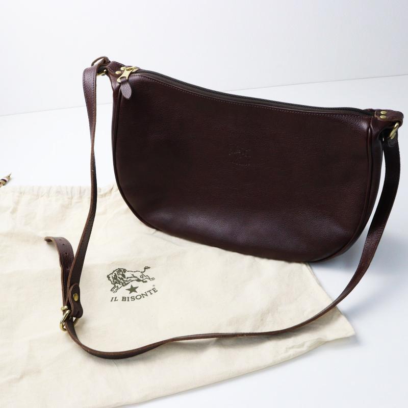 【極美品】イルビゾンテ　レザー ウエストバッグ/ヒップバッグ 極美品】イルビゾンテレザー ウエストバッグ/ヒップバッグ