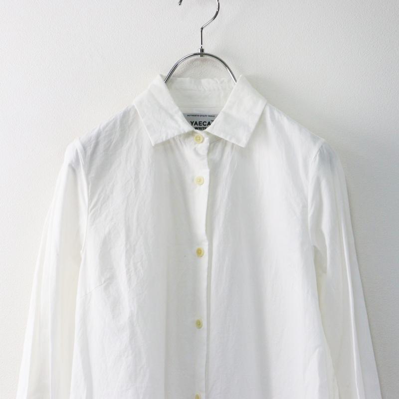 YAECA ヤエカ ライト WRITE LONG SHIRT ONEPIECE コットンラミー  