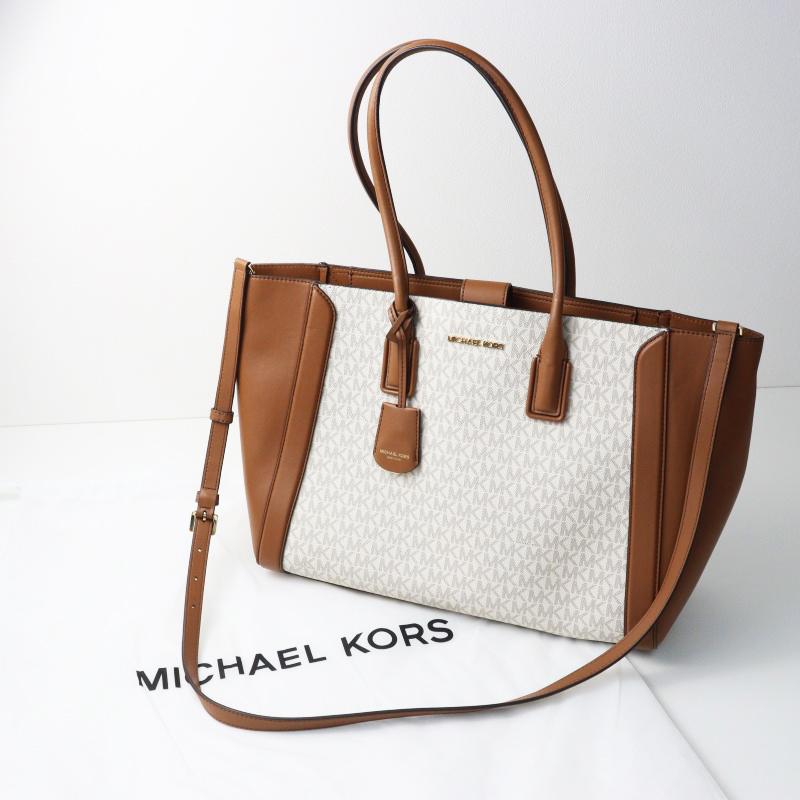 マイケルコース MICHAEL KORS トートバッグ オフホワイト