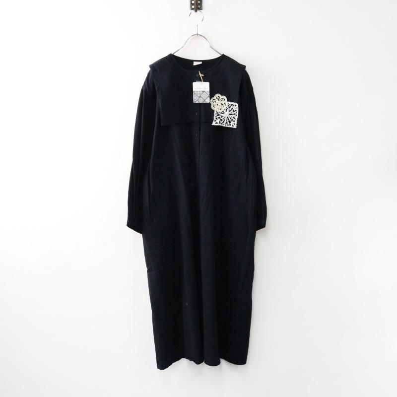 TSUHARU by SamansaMos2　刺繍タックワンピース インディゴ TSUHARU by Samansa Mos2（ツハルバイサマンサモスモス）の「刺繍