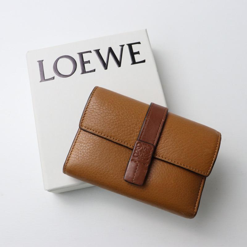 LOEWE ロエベ 財布 バーティカルウォレット すぐ届く！LOEWE ペブル スモール バーティカル ウォレット