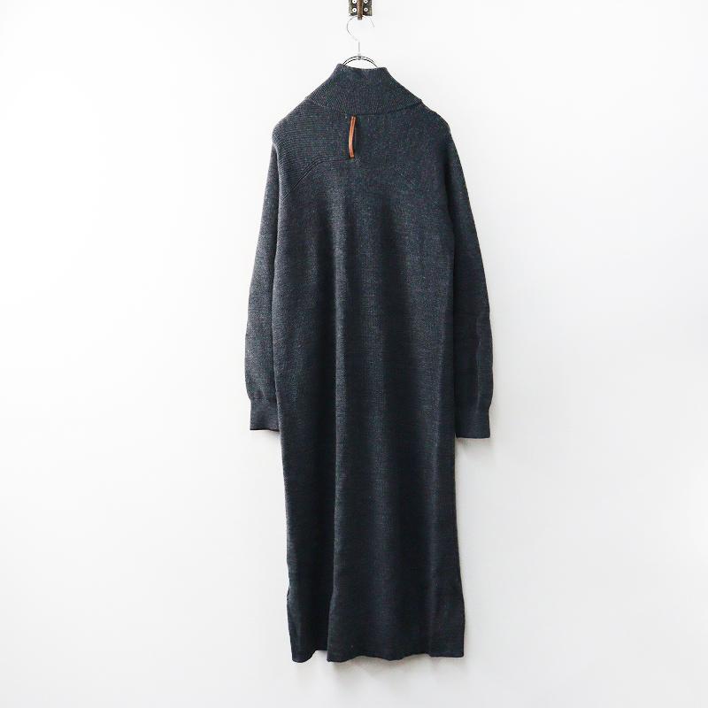 パラスパレス Pal'las Palace ノーカラー ロングワンピース 総柄