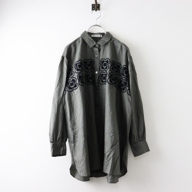 ミナペルホネン blumen ワンピース 36 blackmina perhonen（ミナ 