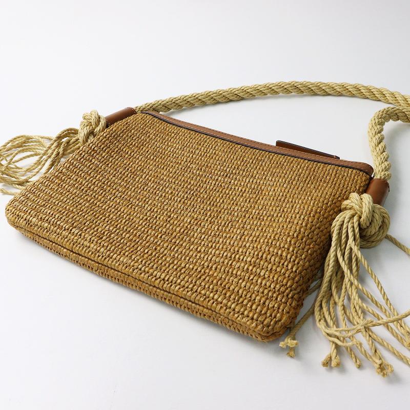 美品 人気 定価77000円 JPタグ マルニ MARNI TROPICALIA MARCEL ZIP POCHETTE ショルダーかごバッグ ローシエナ//【2400014491210】 MARNI（マルニ） 美品 人気 定価77000円 JPタグ MARNI TROPICALIA