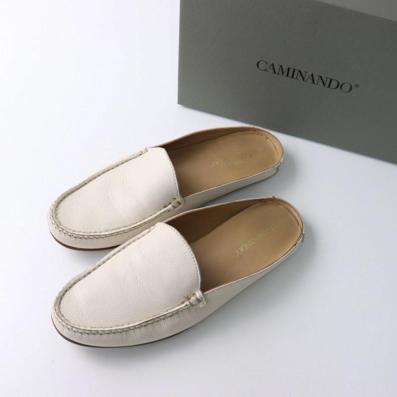 カミナンド CAMINANDO 2313W MULE LOAFERS モカシン 9/オフホワイト 