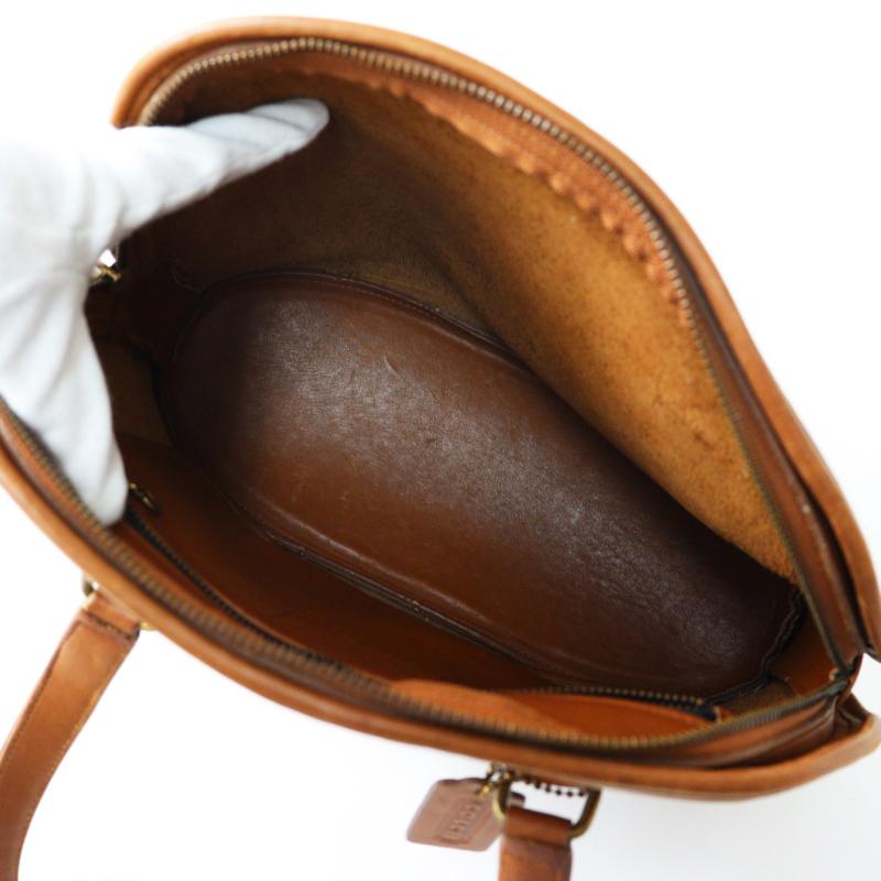 COACH オールドコーチ レザー ハンドバッグ 9958 COACH コーチ 9958 レザーハンドバッグ トートバッグ/ブラウン