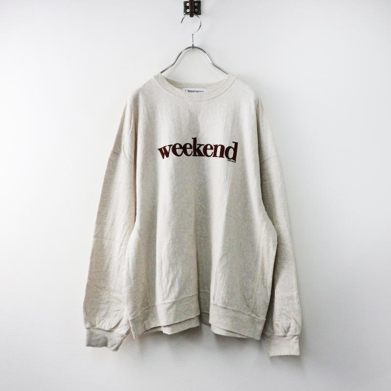 アパルトモンAMERICANA WEEKEND ロングスリーブT ナチュラル
