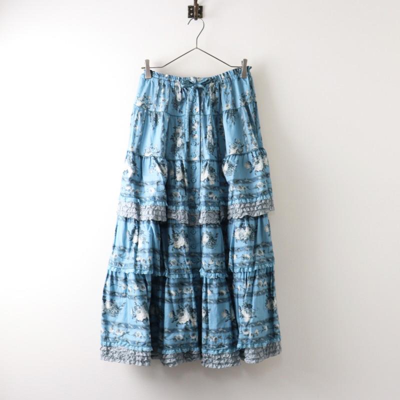 タグ付き PINK HOUSE スイートピープリントスカート