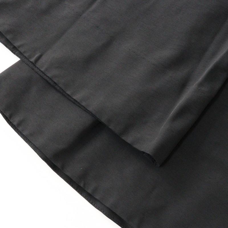 美品 マチャット MACHATT コットンナイロンワイドパンツ/ブラック 