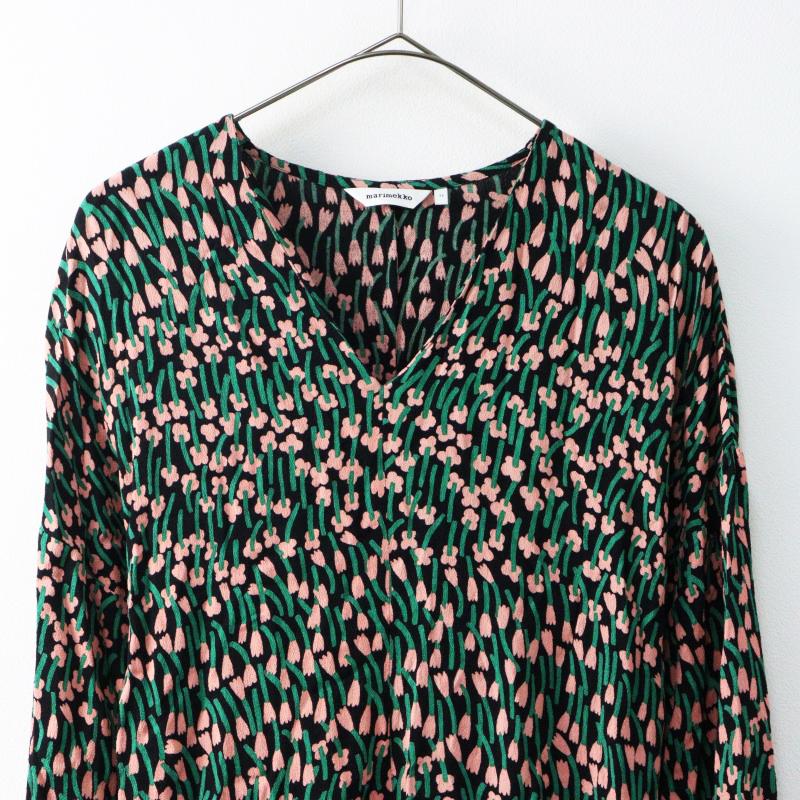 マリメッコ チュニックワンピ 34 marimekko（マリメッコ） marimekko TUULAHDUS KIELEKE ワンピース 34