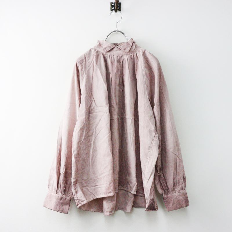 2024SS ミズイロインド mizuiro ind ピグメントダイ ギャザーネック  