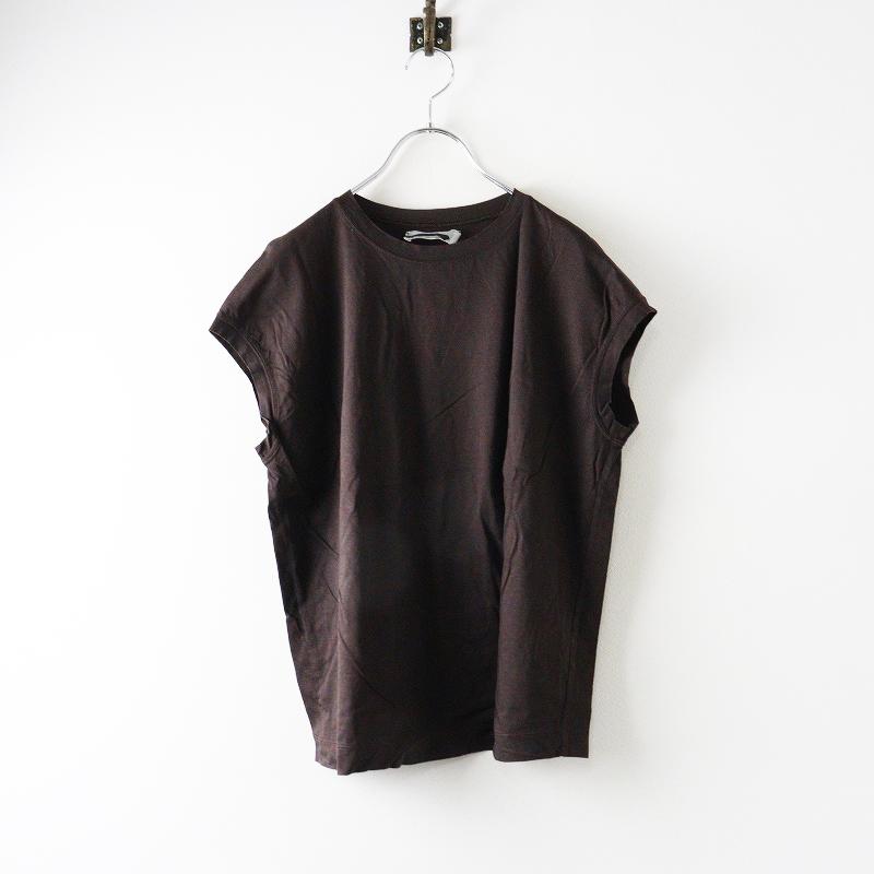 CHAOS カオス ノースリーブ カットソー クルーネック サイドスリット