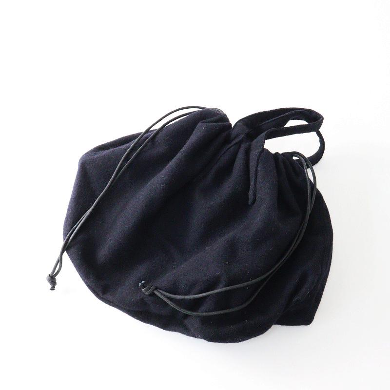 ERA. イーラ SHUKUJU WOOL HELMET BAG 縮絨ウールヘルメットバッグ 暗