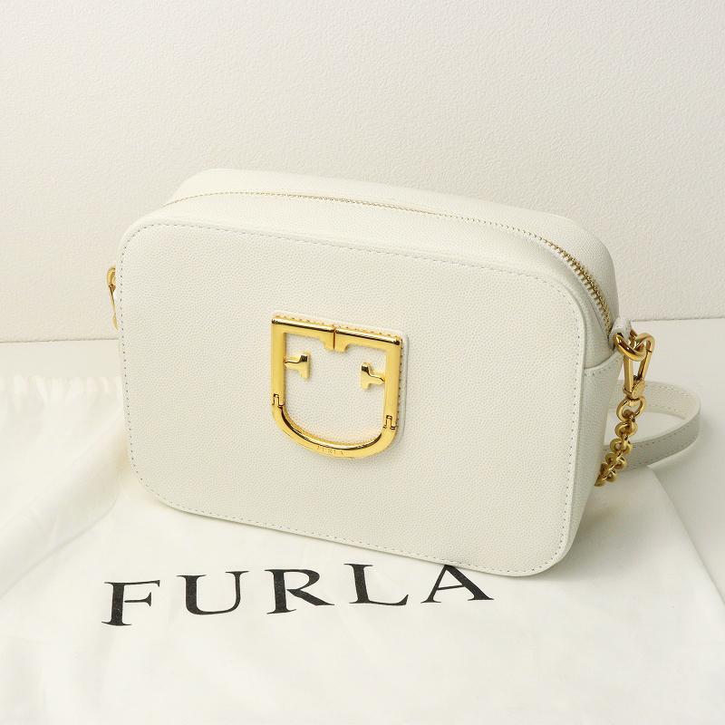 FURLA（フルラ） 美品 FURLA BRAVA MINI CROSSBODY レザーショルダー
