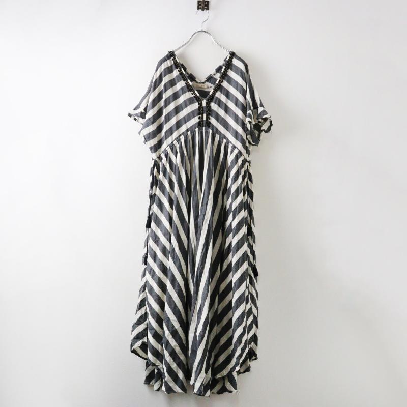 サラマリカ ロングワンピース ワンピース チャコール M MI ファッション サラマリカ ロングワンピース ワンピース