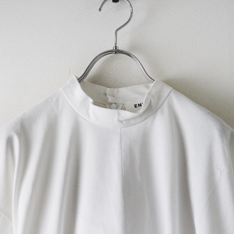 ENFOLD（エンフォルド） 2022SS シルケット天竺 Raffleヘム T-SHIRT 38