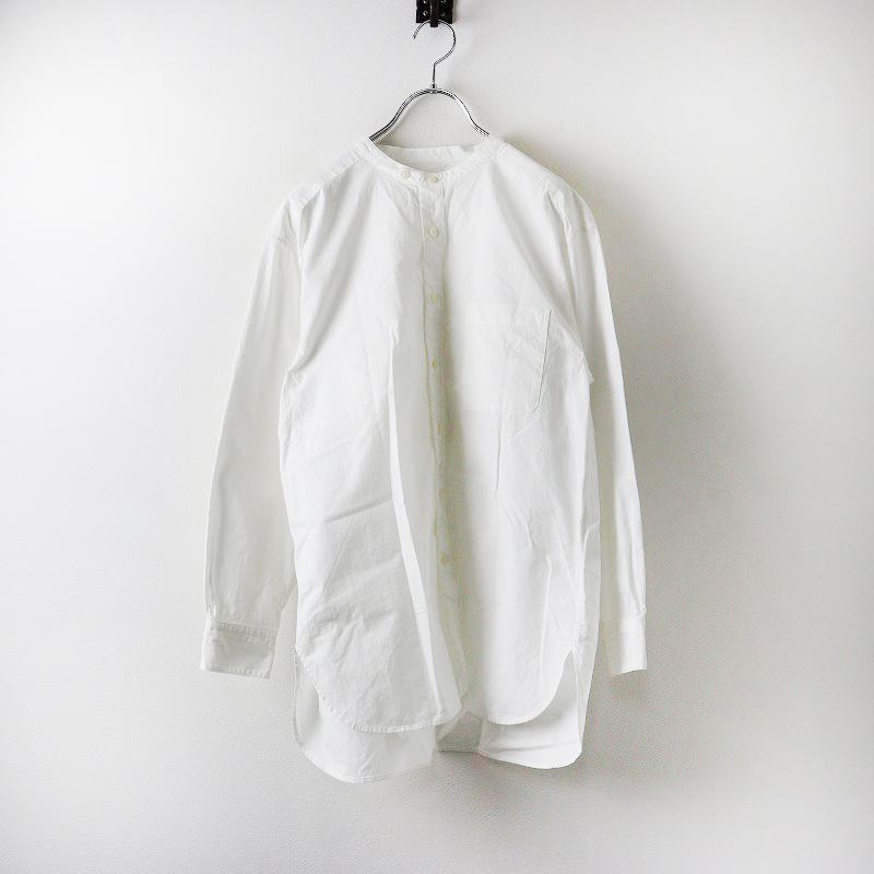 未着用マッキントッシュフィロソフィー　バンドカラーシャツワンピース大きめゆったり 未着用マッキントッシュフィロソフィー バンドカラーシャツ