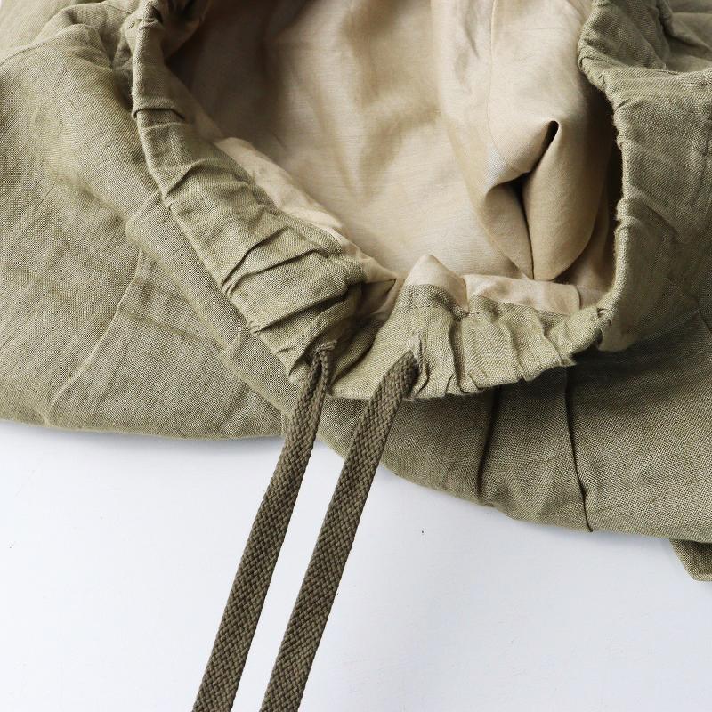 美品 定価4.9万 2025年 イレーヴ YLEVE LINEN POPLIN TR リネン  