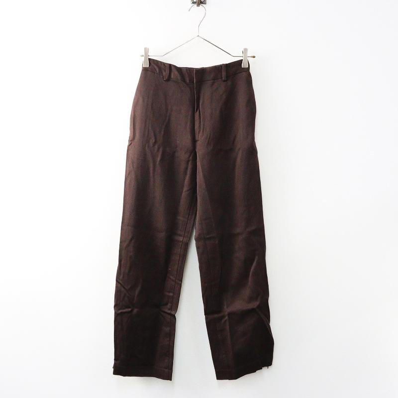 L'Appartement アパルトモン Side Zip Pants ブラウン L'Appartement アパルトモン Side Zip Pants ブラウン 【公式通販】