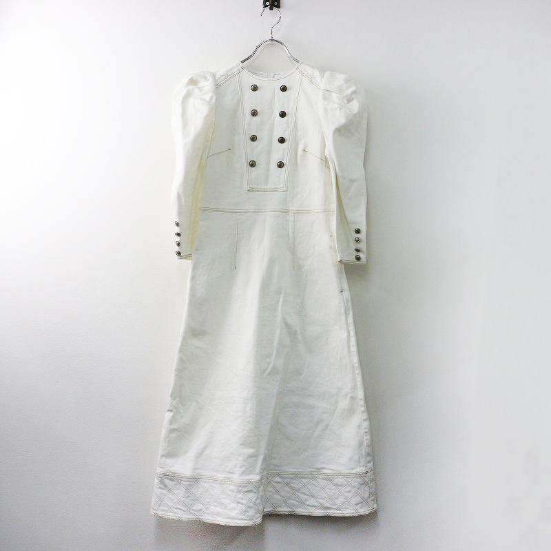 ボーダーズアットバルコニー Twill Shirt Dress ワンピース BD2421B-2K-65-NAVY_1-1?$VS_1500$