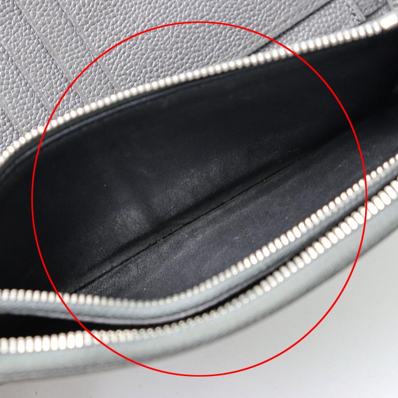 トッズ TOD'S ラウンドファスナー レザーロングウォレット